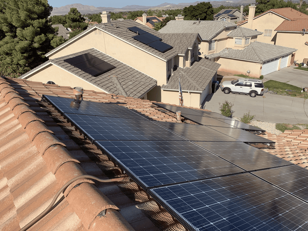 Pigeon abatement for solar panels